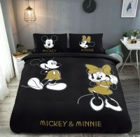 רמיטקס - עיצוב הבית וטקסטיל מצעי סאטן (אל קמט) מבצע ברמיטקס מצעים מיקי מיני מאוס זוגי רק 99 ש"ח 