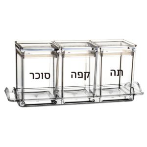 רמיטקס - עיצוב הבית וטקסטיל כלי בית מבצע השבוע  תה קפה סוכר ומגש אקרילי  רק 59 ש"ח 