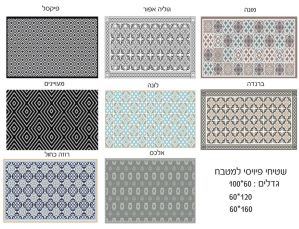 רמיטקס - עיצוב הבית וטקסטיל שטיחי מטבח שטיח PVC דגם - רמיטקס במידה 60/160 רק 119ש"ח . 