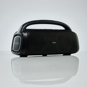 רמיטקס - עיצוב הבית וטקסטיל רמקולים ניידים של ATech – סאונד עוצמתי, עיצוב מרשים רמקול בידורית נייד 2X4.5 אינץ' דגם AT-X408