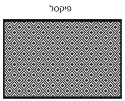 שטיח PVC דגם - רמיטקס במידה 60/100 רק 69ש"ח . 