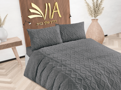 מבצעסט מצעים חורפי עשוי 100% פלנל בעיטור  - מיטה יחיד רק 119 ש"ח 