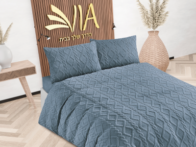 מבצעסט מצעים חורפי עשוי 100% פלנל בעיטור  - מיטה זוגי  רק 159 ש"ח 